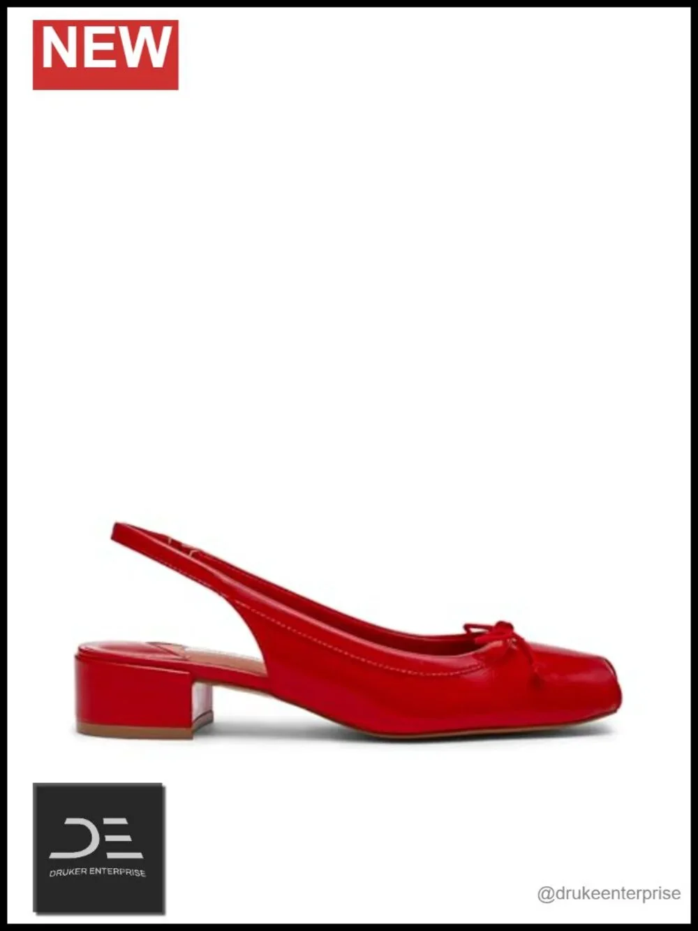 Steve Madden Loved Pumps Block Heel Square Toe Slingback PU Heels